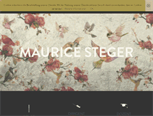Tablet Screenshot of mauricesteger.com